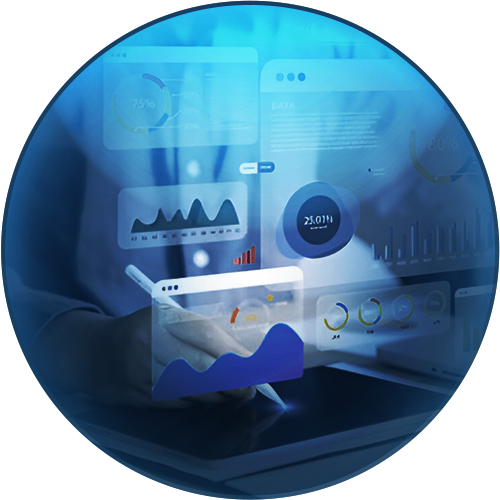 Real-Time Systems Icon of dashboards reporting data in real time