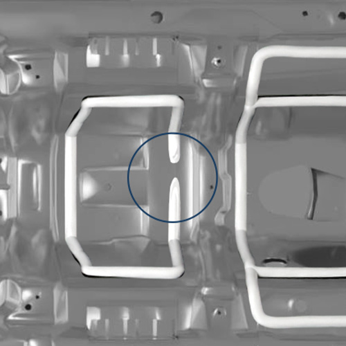 Vision King detecting continuity defect