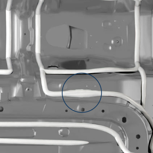 Vision King detecting width defect