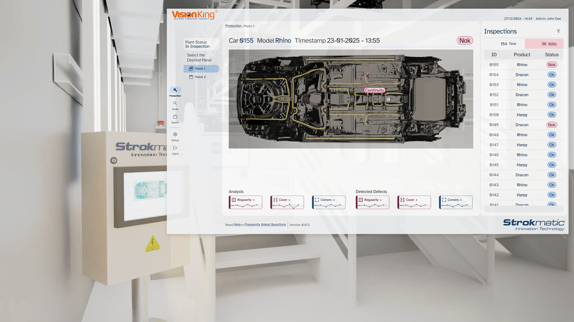 Vision King Adhesive and Sealant system screen